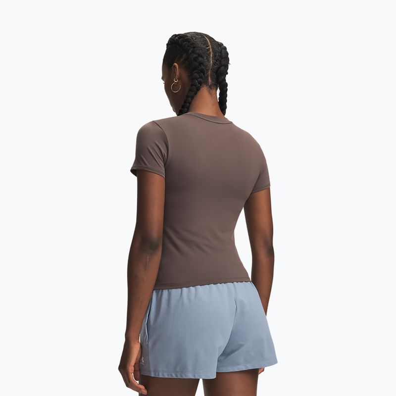 Dámské tréninkové tričko Under Armour Motion Fitted SS peppercorn/white 2