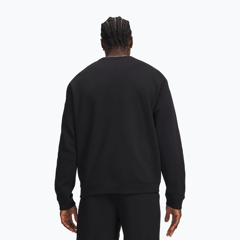Pánská mikina Under Armour Rival Fleece Crew ultimate black/white 2