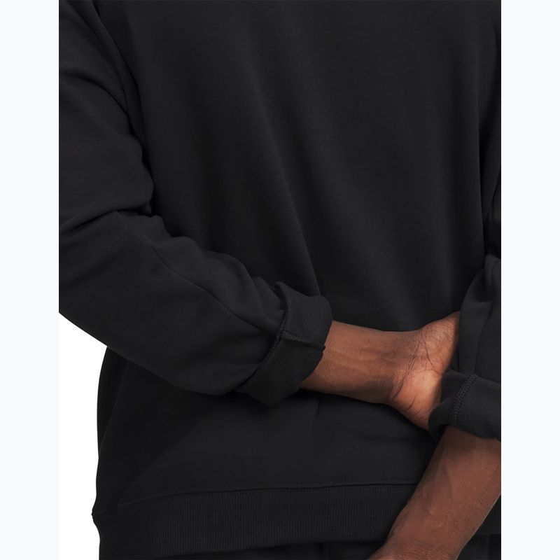 Pánská mikina Under Armour Rival Fleece Crew ultimate black/white 3