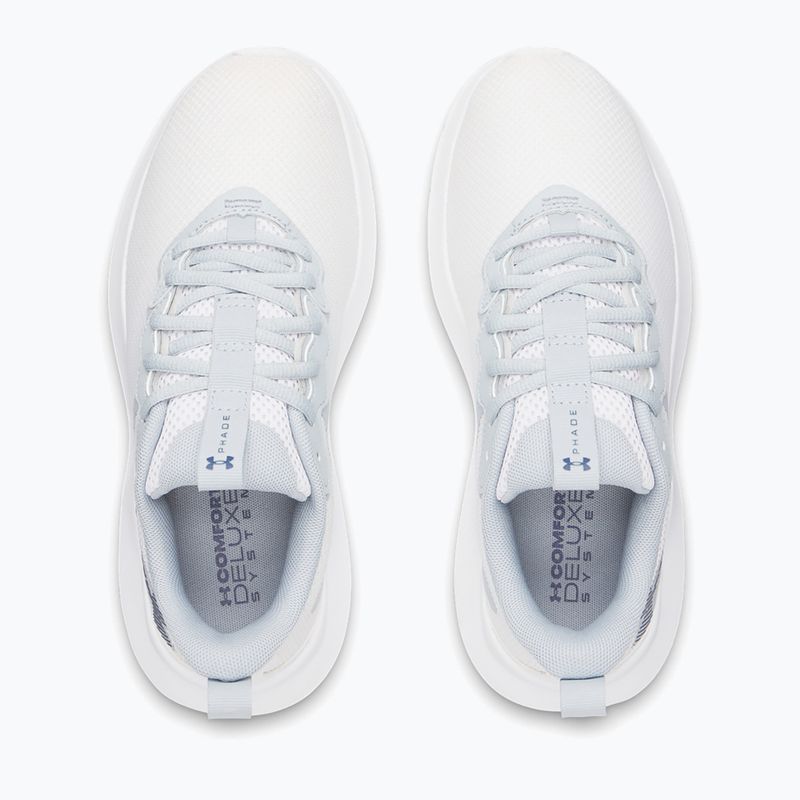Dámské běžecké boty Under Armour Phade RN 4 white/blue fog/blackout navy 3