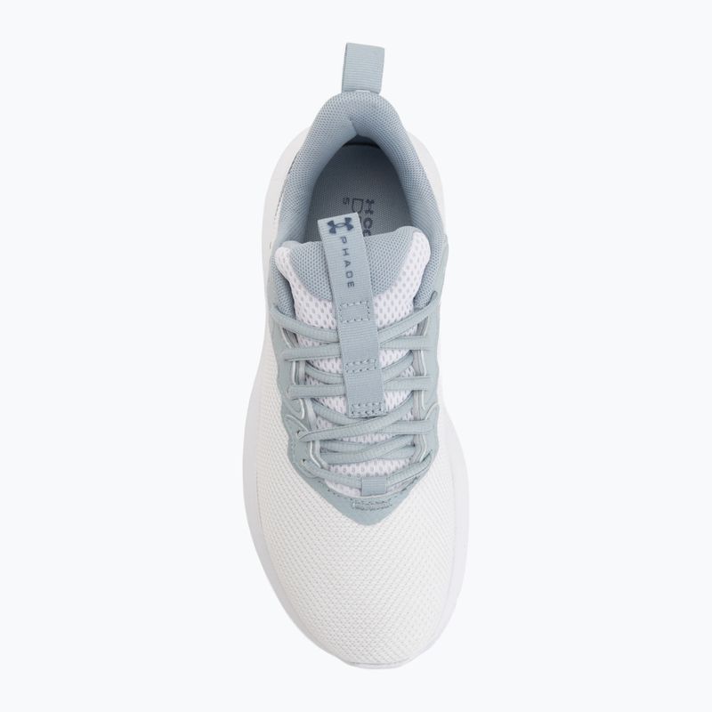 Dámské běžecké boty Under Armour Phade RN 4 white/blue fog/blackout navy 5