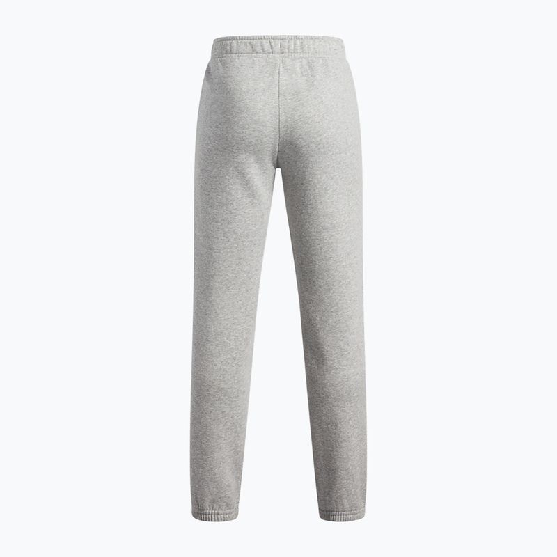 Dětské kalhoty Under Armour B Rival Fleece Jogger mod gray light heather/white 2