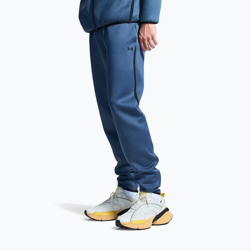Pánské kalhoty Under Armour Unstoppable Fleece Jogger Downpour Gray/Black