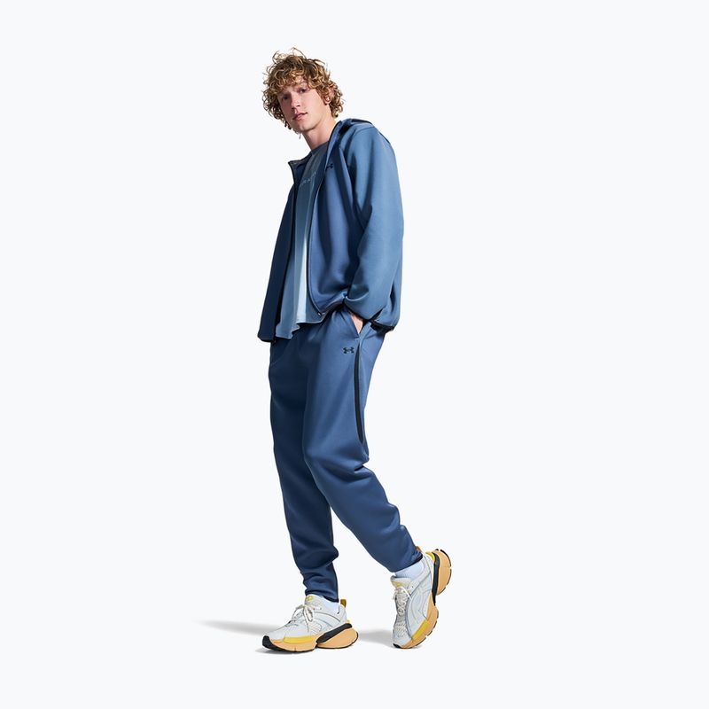 Pánské kalhoty Under Armour Unstoppable Fleece Jogger Downpour Gray/Black 2