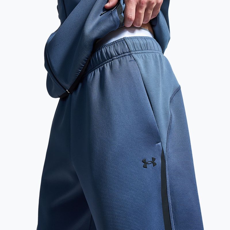Pánské kalhoty Under Armour Unstoppable Fleece Jogger Downpour Gray/Black 6