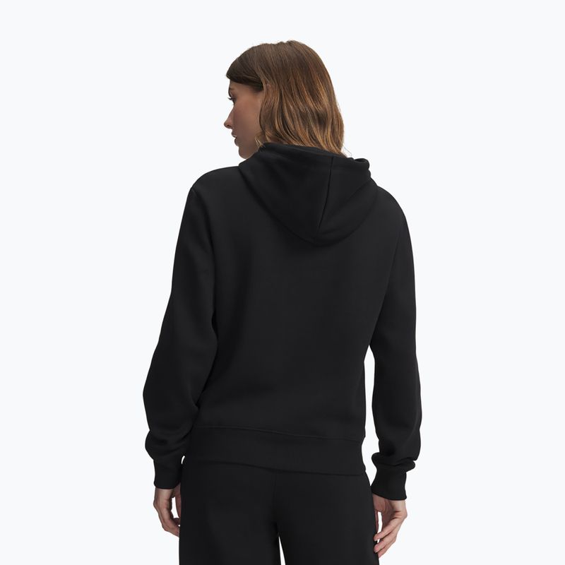 Dámská mikina Under Armour Rival Fleece Hoodie ultimate black/white 2