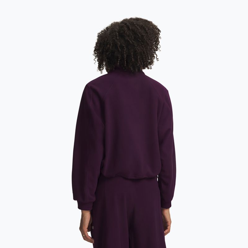 Dámská tréninková mikina Under Armour Performance Fleece Qz purple echo/purple echo 2