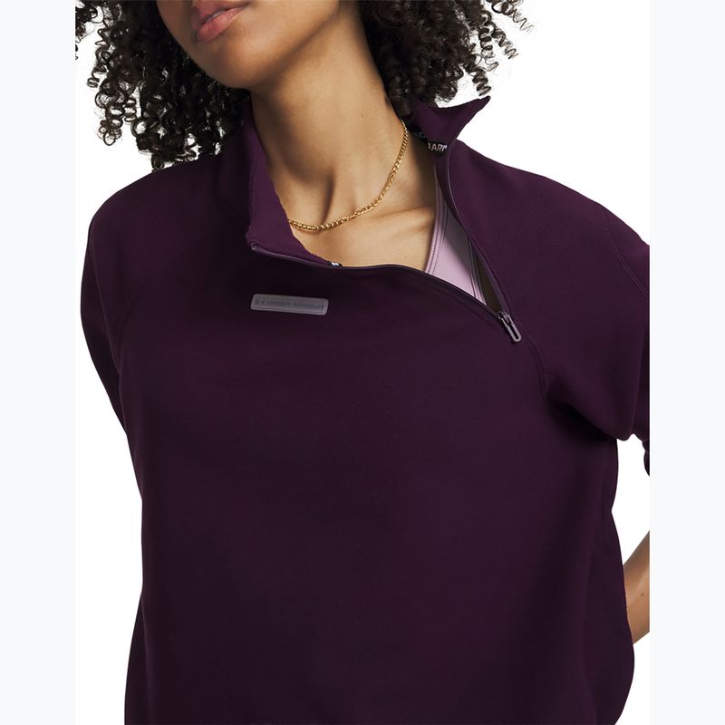 Dámská tréninková mikina Under Armour Performance Fleece Qz purple echo/purple echo 3