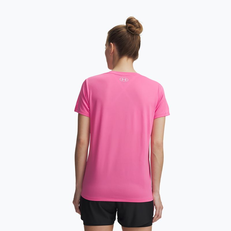 Dámské tréninkové tričko Under Armour Tech SSV Solid pink frenzy/prime pink 2