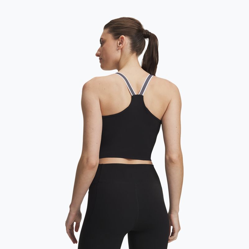 Dámské tréninkové tričko Under Armour Motion Sport Tape Tank ultimate black/castlerock/white 2