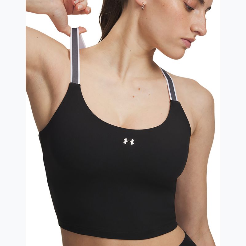 Dámské tréninkové tričko Under Armour Motion Sport Tape Tank ultimate black/castlerock/white 3