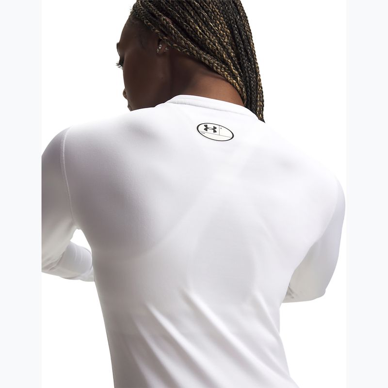 Dámské tréninkové tričko Longsleeve Under Armour ColdGear Crew white/halo gray 3
