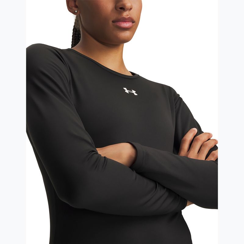 Dámské tréninkové tričko Longsleeve Under Armour ColdGear Crew ultimate black/white 3