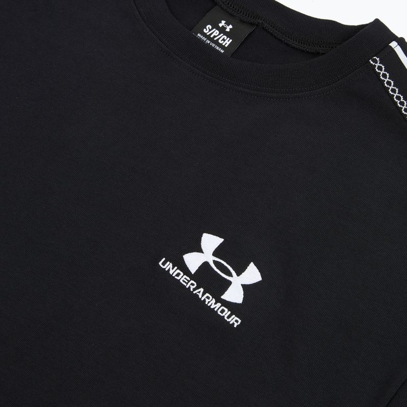 Pánské tričko na lezení Under Armour Icon HWT Tee Taped SS ultimate black/white 3