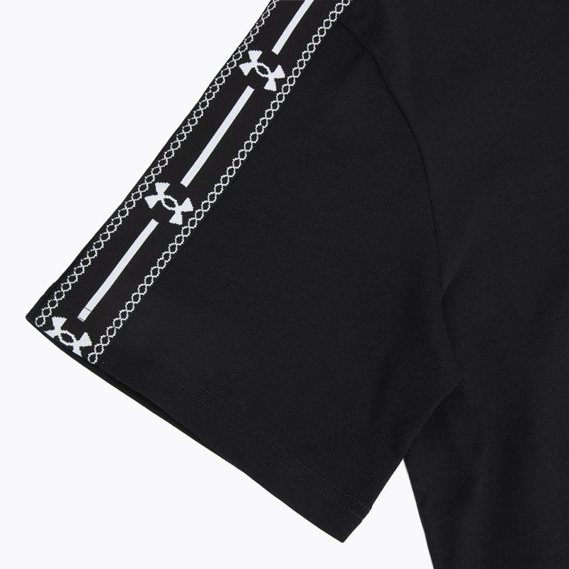 Pánské tričko na lezení Under Armour Icon HWT Tee Taped SS ultimate black/white 4