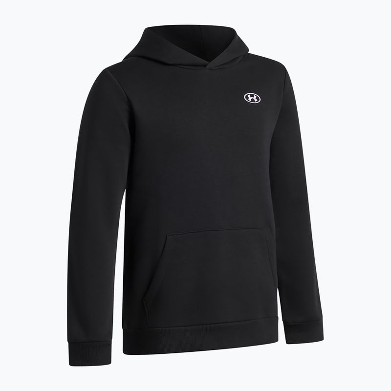 Dětská mikina Under Armour B Rival Fleece Hoodie ultimate black/white 3
