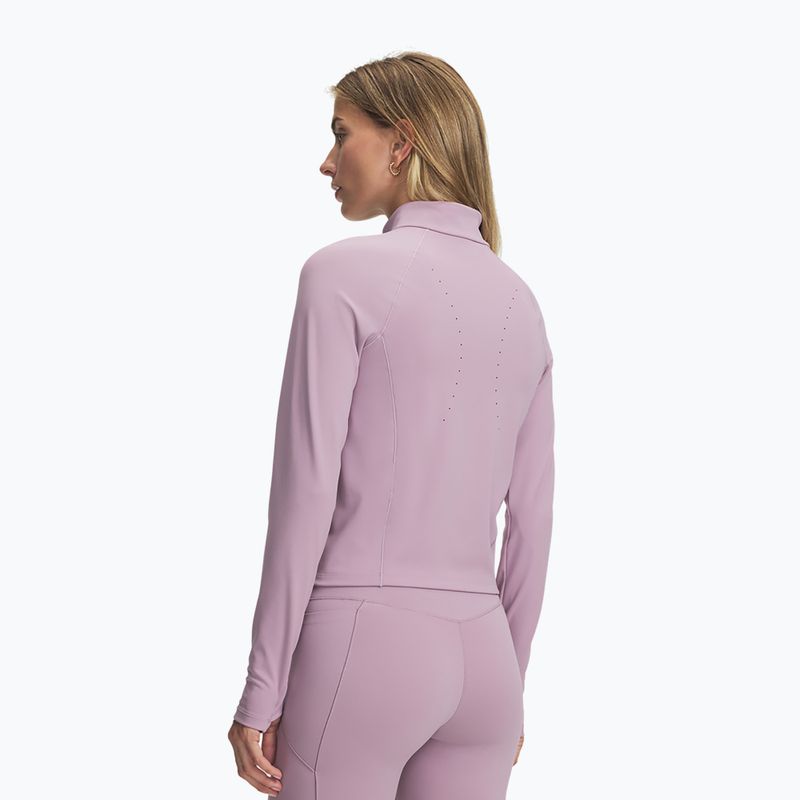 Dámská tréninková mikina Under Armour Vanish Elite mauve pink/metallic silver 2