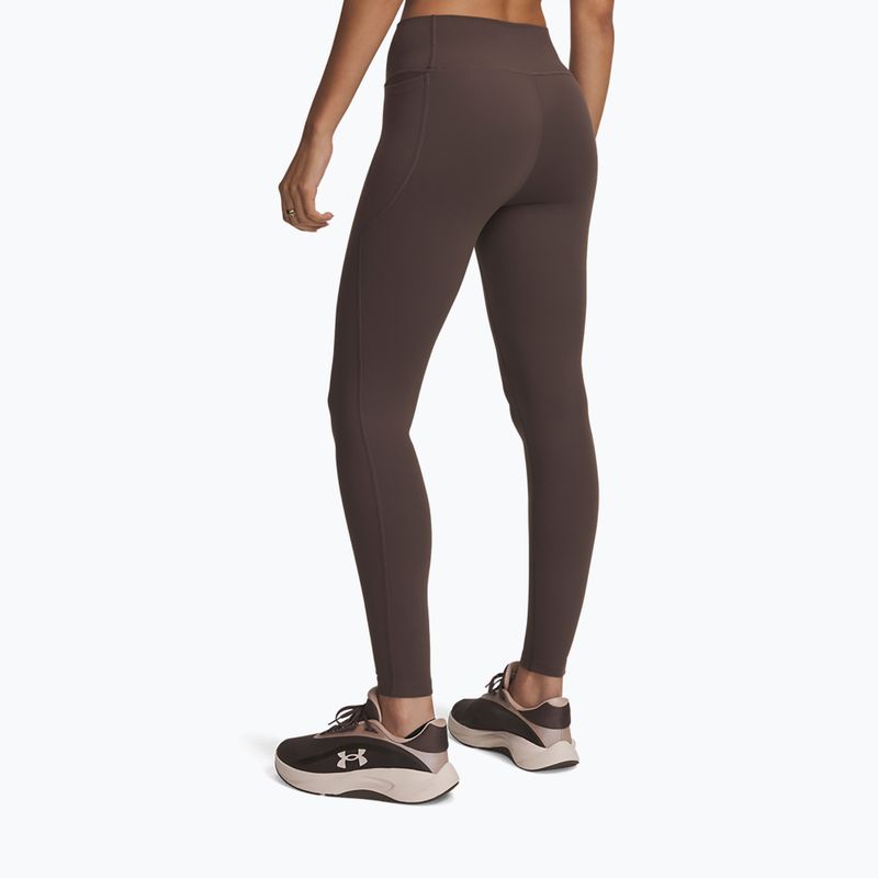Dámské tréninkové legíny Under Armour Motion Leggings peppercorn/white 3