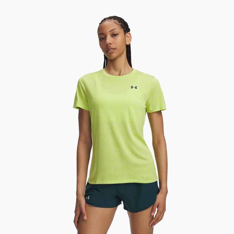 Dámské tréninkové tričko Under Armour Tech Twist green citrine/arden green