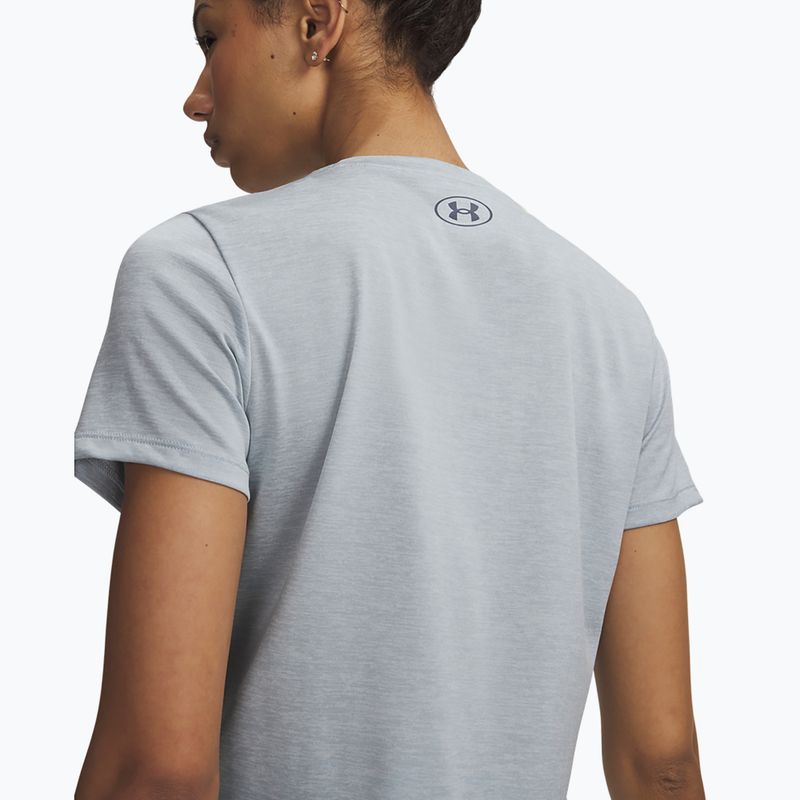 Dámské tréninkové tričko Under Armour Tech Twist blue fog/downpour gray 3