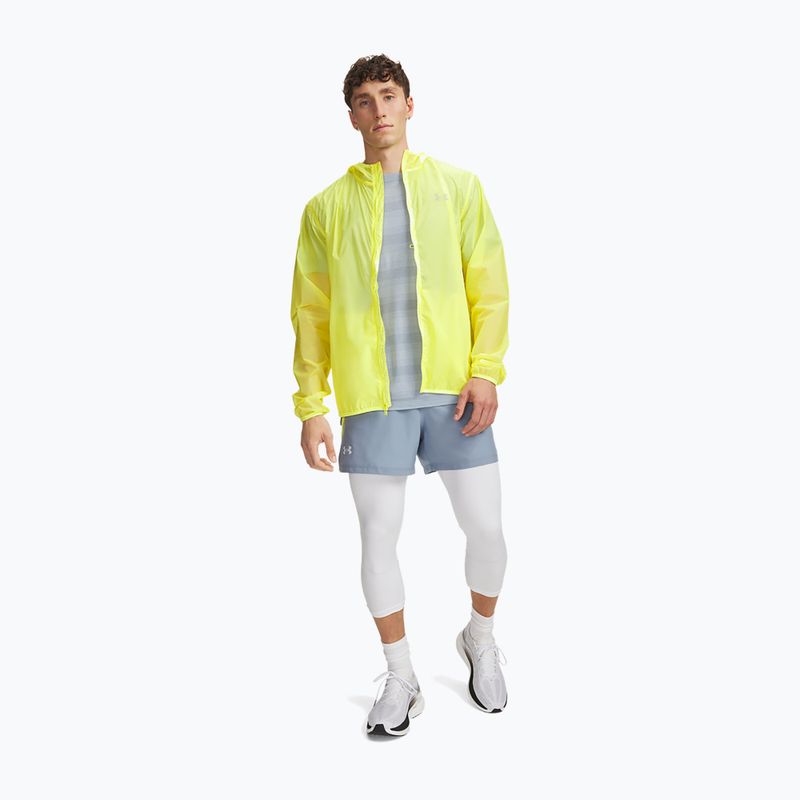 Pánské běžecké šortky Under Armour Launch 5" Shorts blue wind/flash light/reflective 2
