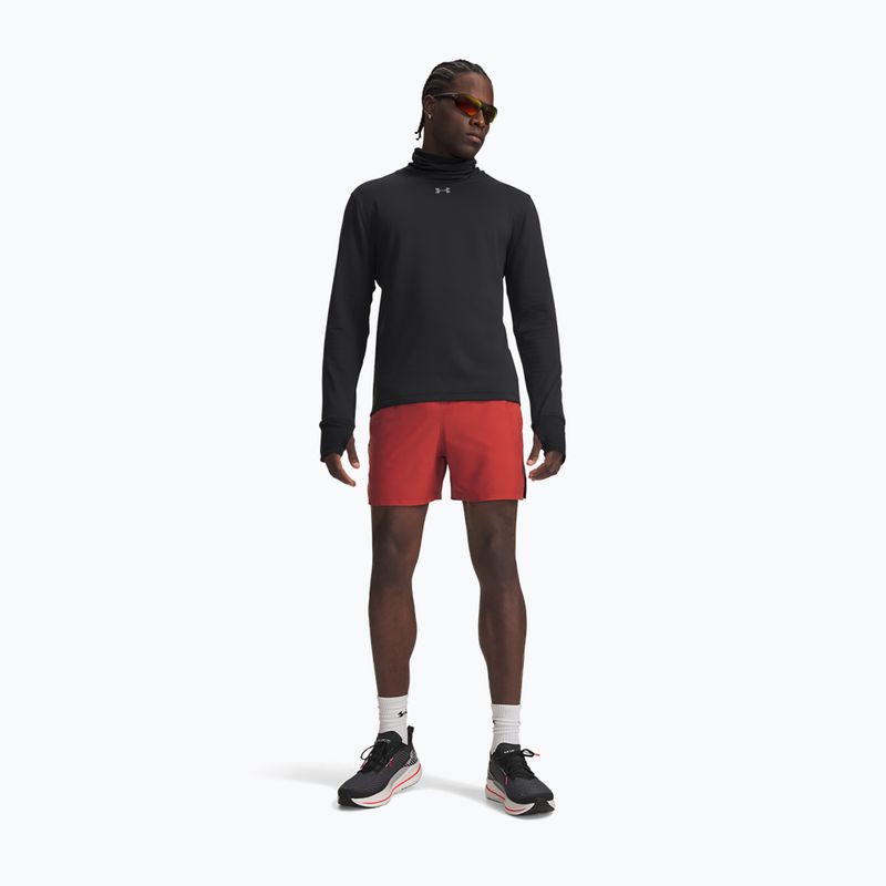 Pánské běžecké šortky Under Armour Launch 5" Shorts heritage red/black/reflective 2