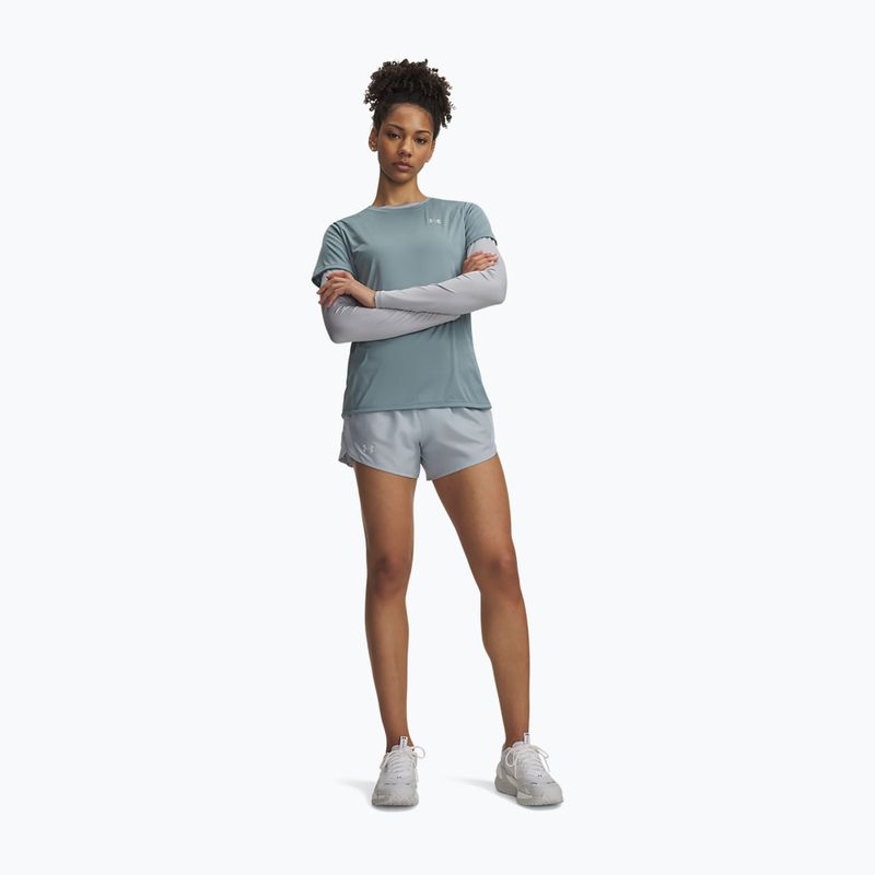 Dámské běžecké šortky Under Armour Fly By 3" Shorts blue fog/blue fog/reflective 2