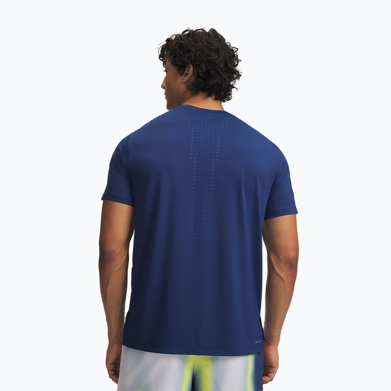 Pánské běžecké tričko Under Armour Velociti Pro SS blackout navy/reflective 2