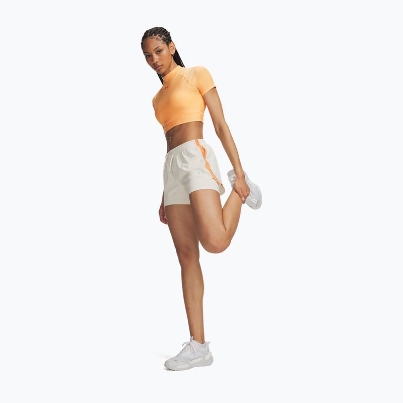 Dámské běžecké šortky Under Armour Velociti Pro 4" 2N1 Shorts stone/reflective 2