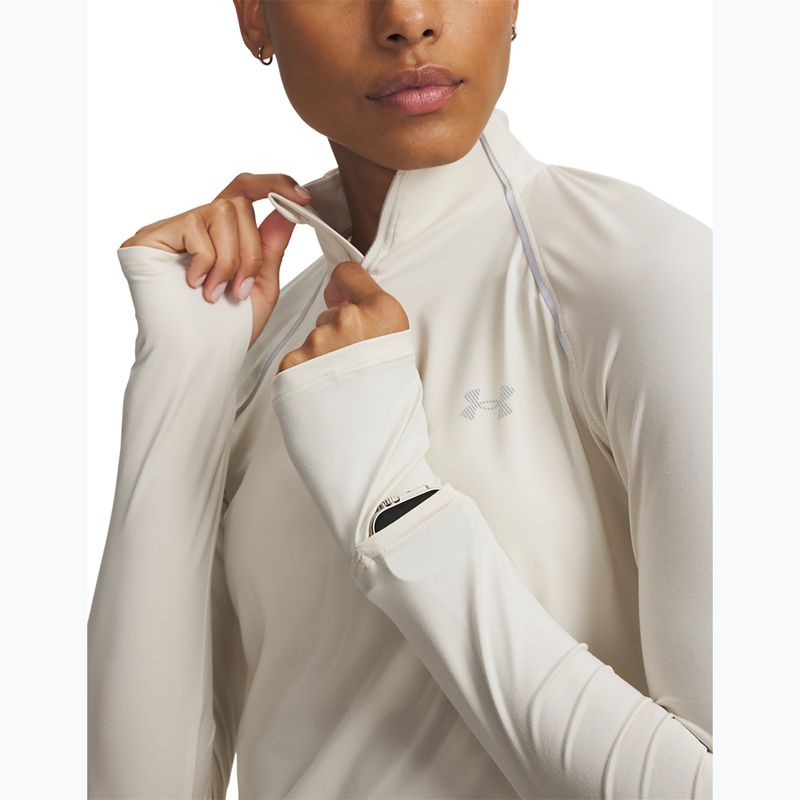 Dámská běžecká mikina Under Armour Velociti Half Zip stone/reflective 3