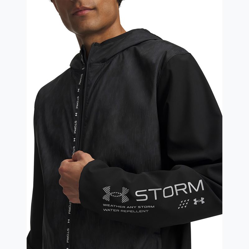 Pánská běžecká bunda Under Armour Velociti Storm Jacket ultimate black/reflective 4