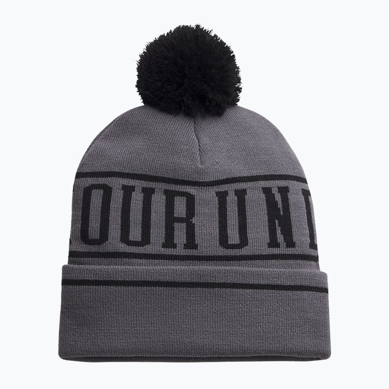 Pánská zimní čepice Under Armour Halftime Pom Beanie castlerock/black/black 2