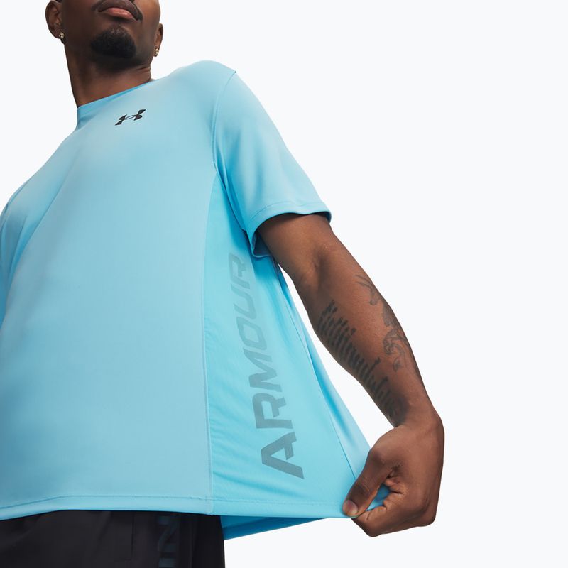 Pánské tréninkové tričko Under Armour Tech Utility SS fresco blue/black 3