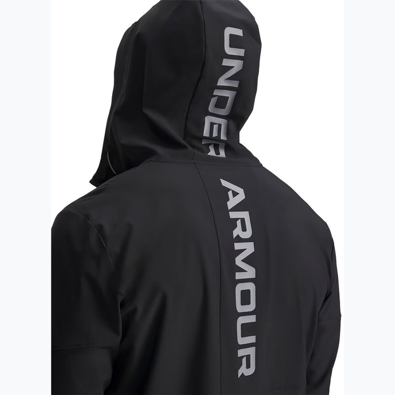 Pánská tréninková bunda Under Armour Tech Utility Woven Jacket black/black/steel 3