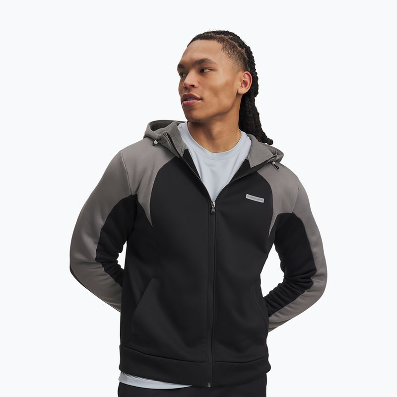Pánská mikina Under Armour Armour Fleece Winter ultimate black/clay green/white
