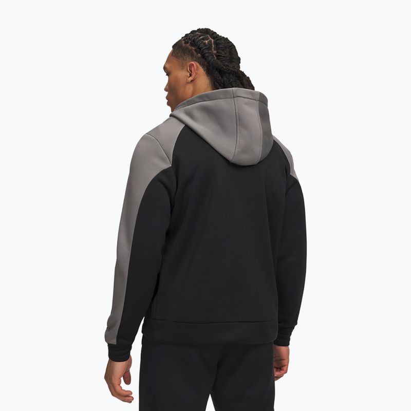 Pánská mikina Under Armour Armour Fleece Winter ultimate black/clay green/white 2