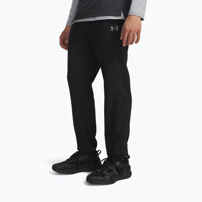 Pánské tréninkové kalhoty Under Armour Tech Utility Woven Pants black/black/steel