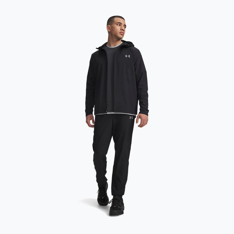 Pánské tréninkové kalhoty Under Armour Tech Utility Woven Pants black/black/steel 2
