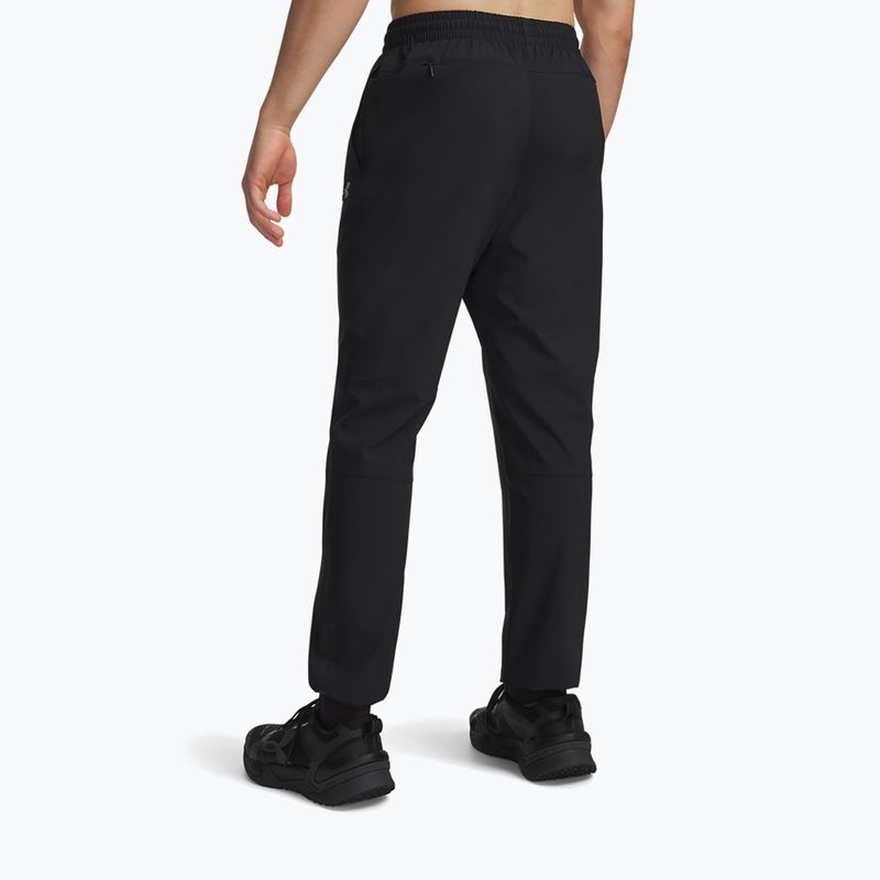 Pánské tréninkové kalhoty Under Armour Tech Utility Woven Pants black/black/steel 3