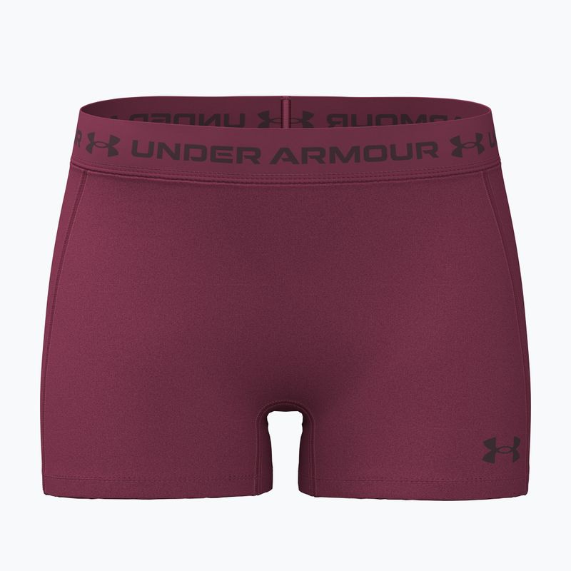 Dámské tréninkové šortky Under Armour HeatGear Shorty claret/ox blood