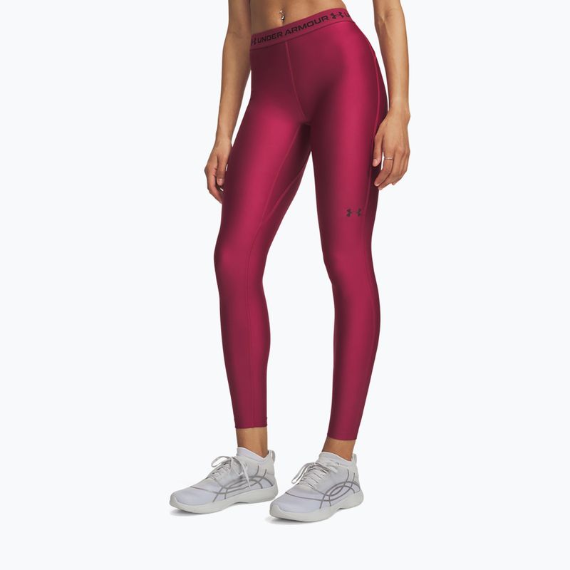 Dámské tréninkové legíny Under Armour HeatGear Leggings claret/ox blood