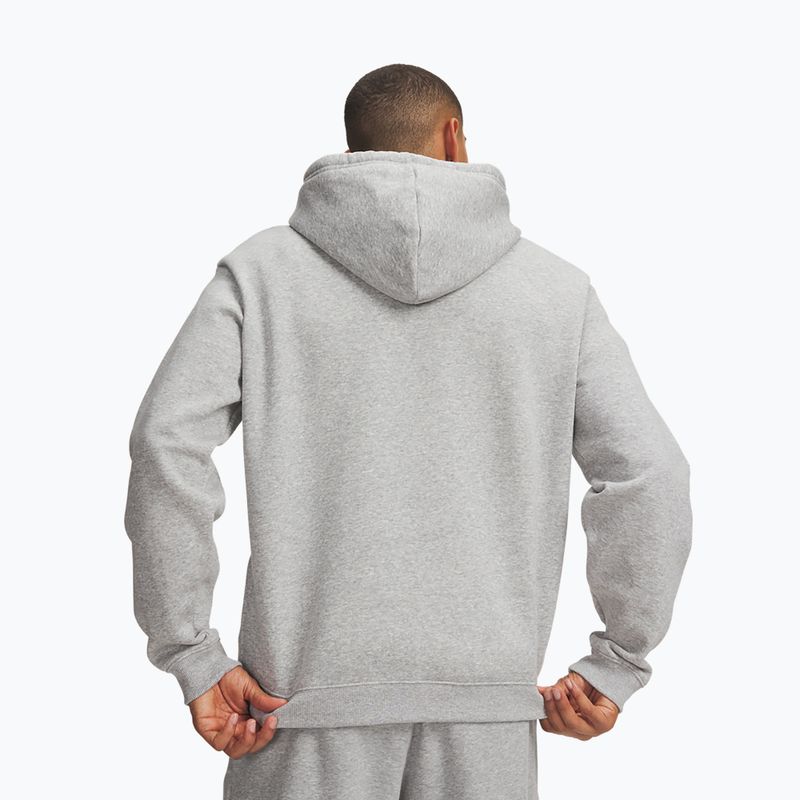 Pánská mikina Under Armour Rival Fleece Hoodie mod gray light heather/white 2