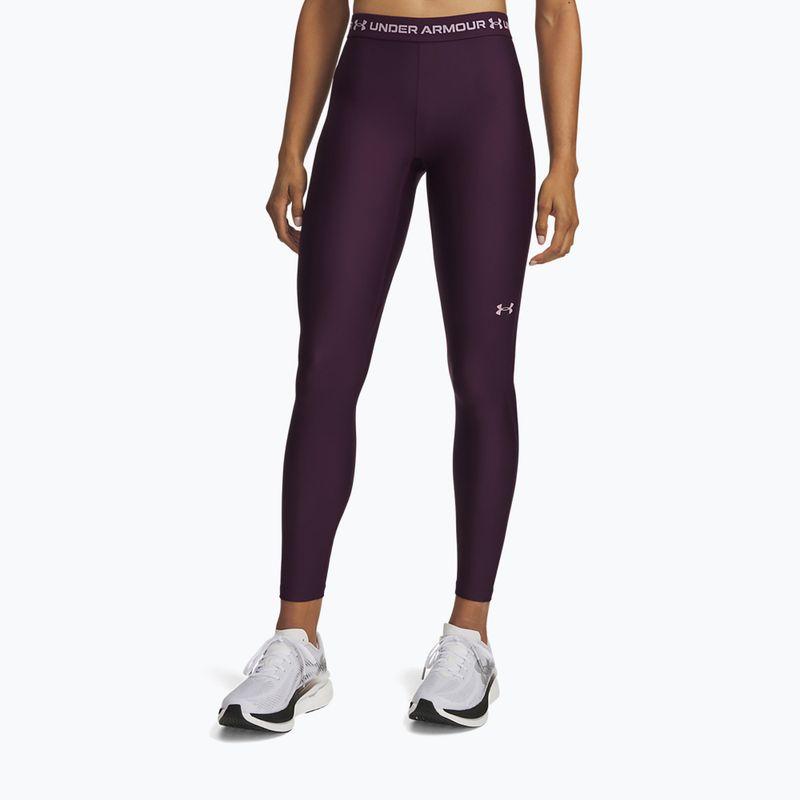 Dámské tréninkové legíny Under Armour HeatGear Leggings purple echo/mauve pink