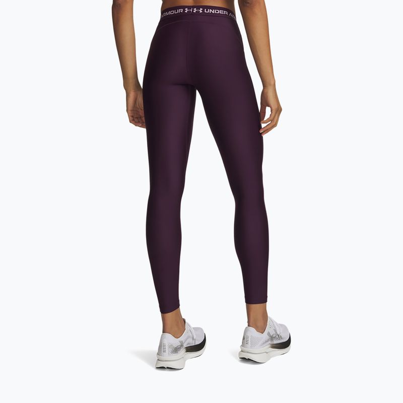 Dámské tréninkové legíny Under Armour HeatGear Leggings purple echo/mauve pink 3