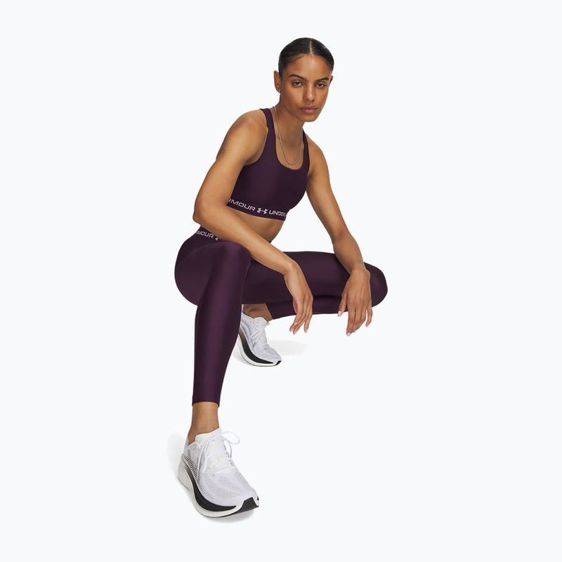 Dámské tréninkové legíny Under Armour HeatGear Leggings purple echo/mauve pink 4