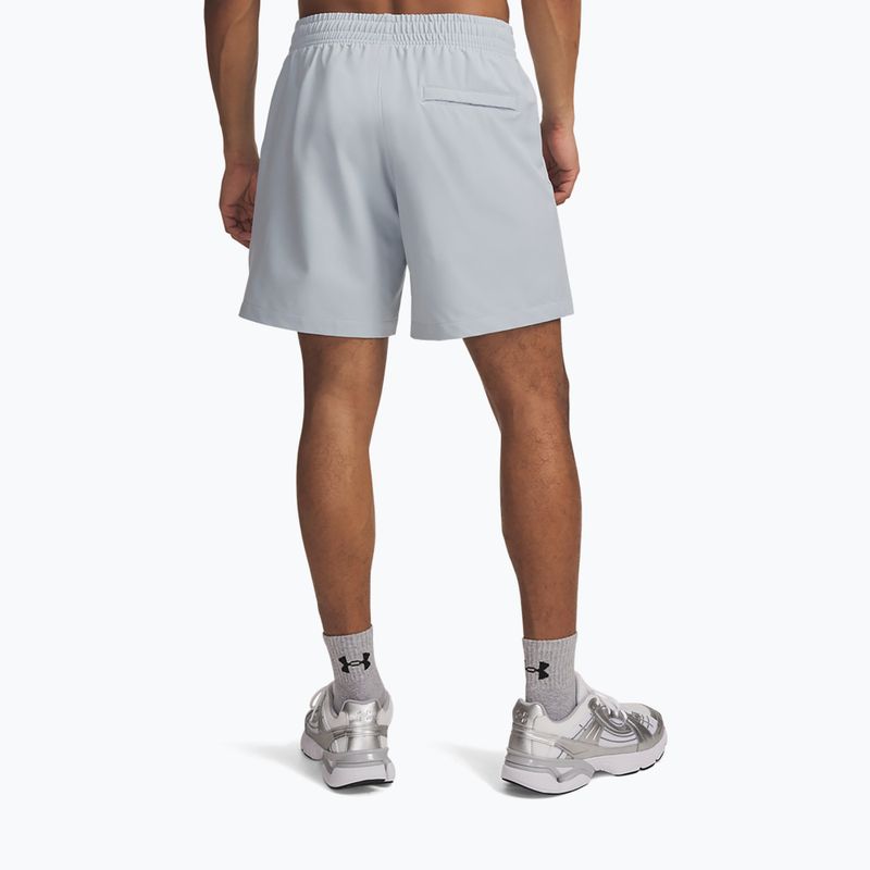 Pánské tréninkové šortky Under Armour Unstoppable Woven Shorts blue fog/black 3