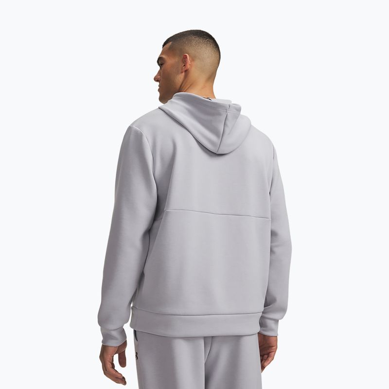 Pánská mikina Under Armour Flex Fleece Hoodie mod gray/black 2