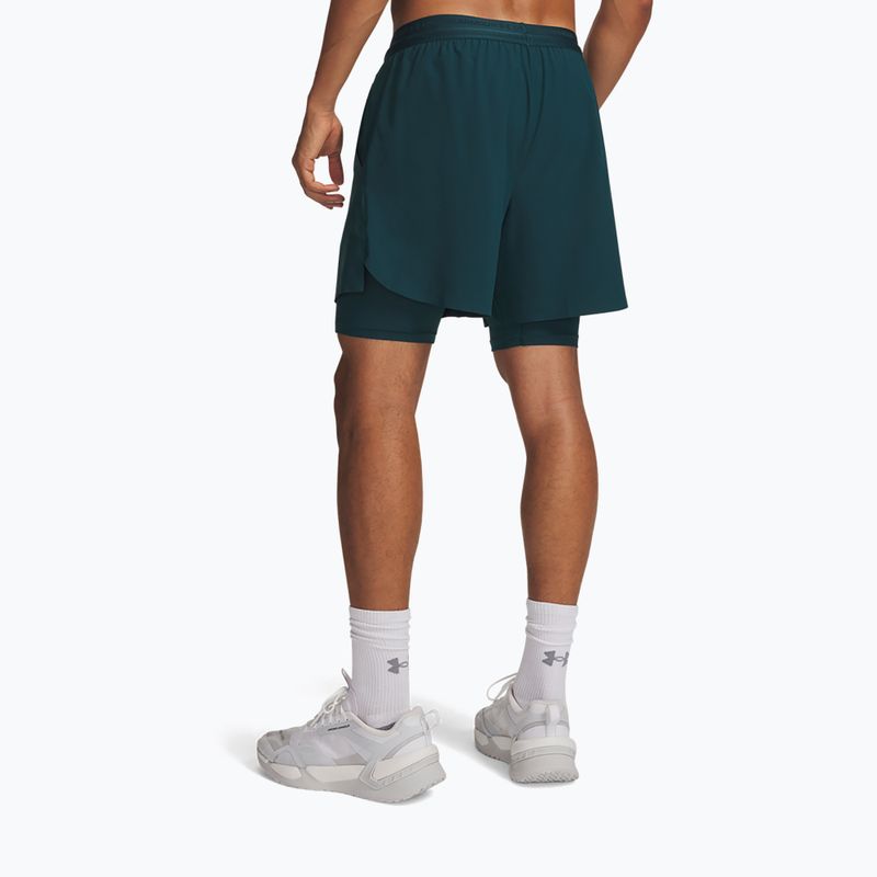 Pánské tréninkové šortky Under Armour Vanish Elite 2IN1 Shorts arden green/arden green 3