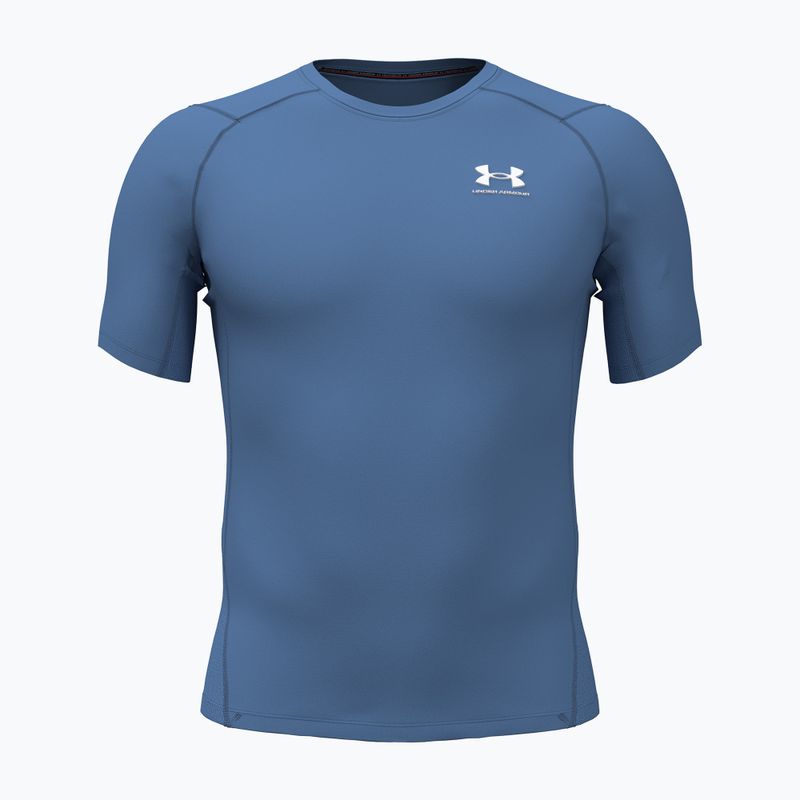 Pánské tréninkové tričko Under Armour HG Armour Comp aegean blue/white