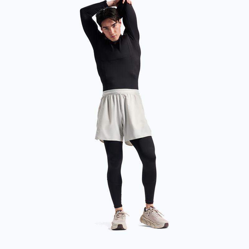 Pánské tréninkové tričko Longsleeve Under Armour Coldgear Elite Comp Mock ultimate black/ultimate black/reflective 2